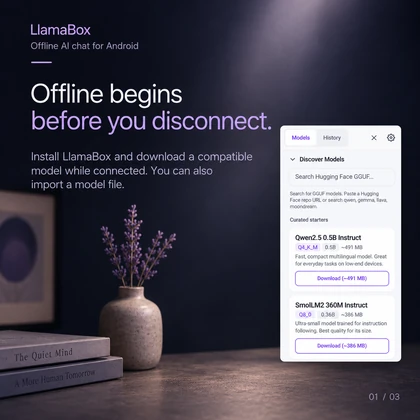 Offline begins before you disconnect. — visual guide page 1