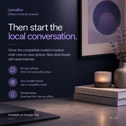 Then start the local conversation. — visual guide page 3