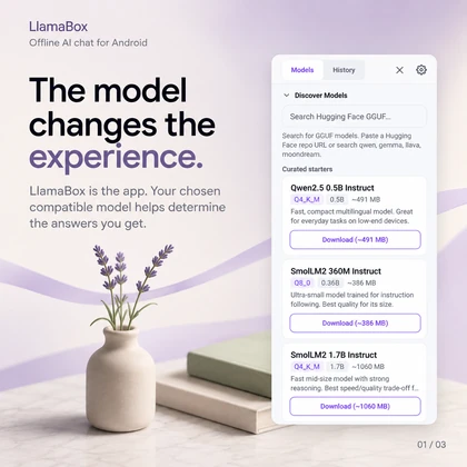 The model changes the experience. — visual guide page 1